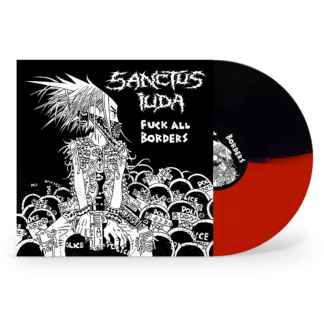Disaffect/Sanctus Iuda - Fuck All Borders LP (EU pressing/red and black vinyl)