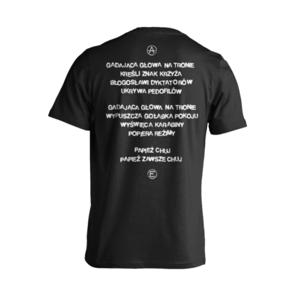 Sanctus Iuda - Papież zawsze chuj t-shirt (black) - Image 2