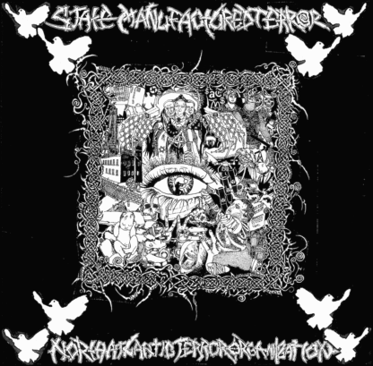 (pre-order) Flower/State Manufactured Terror - Sanctus Propaganda Sessions Vol. 4 LP (green) - Image 3